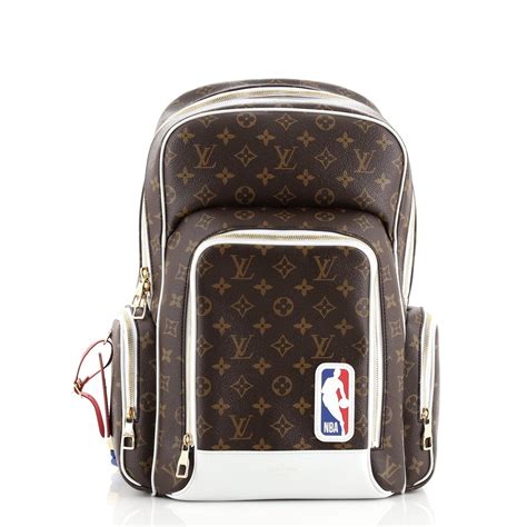 louis vuitton nba rucksack|louis vuitton black checkered backpack.